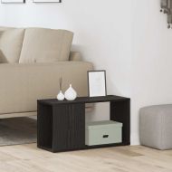 ТВ шкаф Черен дъб 60x24x32 cm Инженерна дървесина