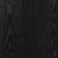 Шкаф за мивка, черен дъб, 100x38,5x45 см, инженерно дърво