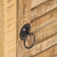 Нощно шкафче, 40х30х50 см, грубо мангово дърво