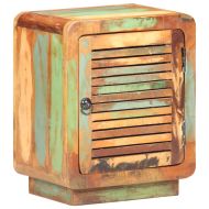 Нощно шкафче, 40х30х50 см, регенерирано дърво масив