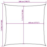 Платно-сенник, 160 г/м², бяло, 5x5 м, HDPE