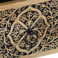 Нощно шкафче, 40x33x46 см, масивно мангово дърво