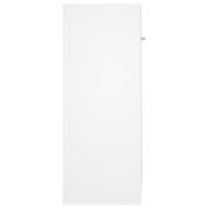 Сайдборд, бял, 60x30x75 см, инженерно дърво