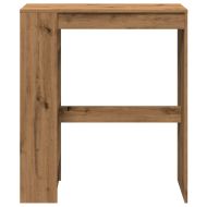 Бар маса с рафтове дъб артизан 90x40x103,5 см инженерно дърво
