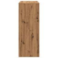 Бар маса с рафтове дъб артизан 90x40x103,5 см инженерно дърво