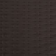 Сгъваеми градински столове, 4 бр, HDPE и стомана, кафяви