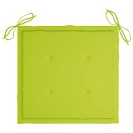 Градински столове с маса за чай и възглавници, акация масив