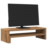 Поставка за монитор, дъб артизан, 54x22x15 см, инженерно дърво