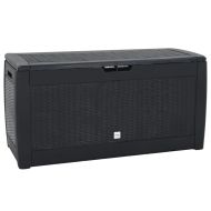 Градински сандък за съхранение антрацит 119x48x60 см PP