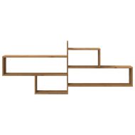 Стенен рафт, дъб артизан, 167,5x18x68 см, инженерно дърво