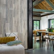 WallArt Дъски с вид на дърво 30 бр GL-WA31 barnwood дъб избелен финиш