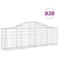 Габионни кошници арка 20 бр 200x30x60/80 см поцинковано желязо