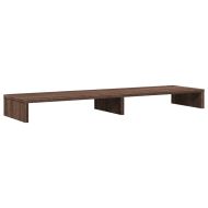 Поставка за монитор, кафяв дъб, 100x27x10 см, инженерно дърво