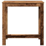 Бар маса, старо дърво, 102x50x103,5 см, инженерно дърво