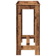 Бар маса, старо дърво, 102x50x103,5 см, инженерно дърво