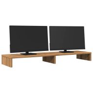 Поставка за монитор, дъб артизан, 100x27x10 см, инженерно дърво
