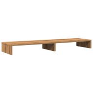 Поставка за монитор, дъб артизан, 100x27x10 см, инженерно дърво