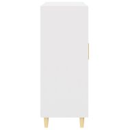 Сайдборд, бял, 69,5x34x90 см, инженерно дърво