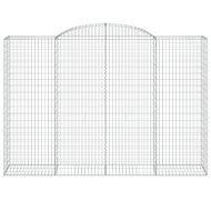 Габионни кошници арка 9 бр 300x50x200/220 см поцинковано желязо