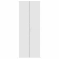 Висок шкаф, бял, 70x42,5x185 см, инженерно дърво