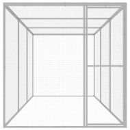 Клетка за котки 4,5x1,5x1,5 м поцинкована стомана