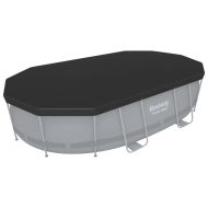 Bestway Покривало за басейн Flowclear 418x230 см