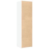 Висок шкаф, бял, 50x42,5x185 см, инженерно дърво