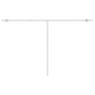 Свободностояща автоматична тента, 400x350 см, синьо/бяло