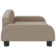 Детски диван капучино 70x45x30 см изкуствена кожа