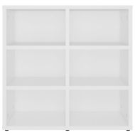 Шкафове за обувки, 2 бр, бели, 52,5x30x50 см