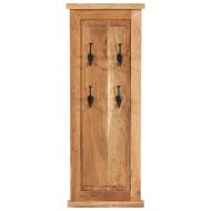 Закачалки за дрехи, 2 бр, акациево дърво масив, 38x100 см
