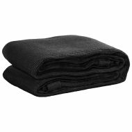 Килим за палатка, 400x800 см, черен, HDPE