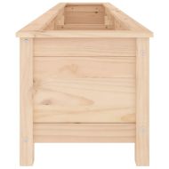 Градинско повдигнато легло, 199,5x40x39 см, бор масив