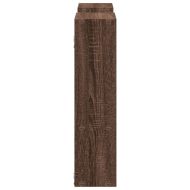 Стенен рафт, кафяв дъб, 99x15x60 см, инженерно дърво