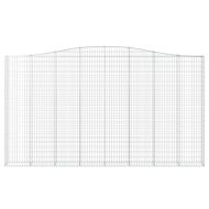 Габионни кошници арка 6 бр 400x30x220/240 см поцинковано желязо