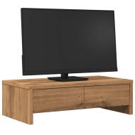 Стойка за монитор с чекмеджета 50x27x15 см инженерно дърво