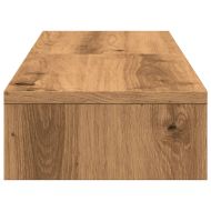 Стойка за монитор, дъб артизан, 80x24x10,5 см, инженерно дърво