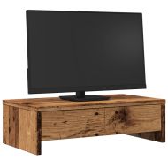 Стойка за монитор с чекмеджета 50x27x15 см инженерно дърво