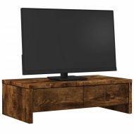 Стойка за монитор с чекмеджета 50x27x15 см инженерно дърво