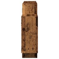 Стенен рафт, старо дърво, 159x18x65 см, инженерно дърво