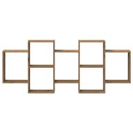 Стенен рафт, дъб артизан, 159x18x65 см, инженерно дърво