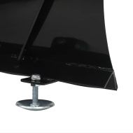 Гребло за сняг за ATV, 120x38 см, черно