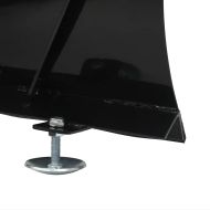 Гребло за сняг за ATV, 120x38 см, черно