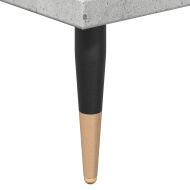 Шкаф за баня, бетонно сив, 30x30x190 см, инженерно дърво