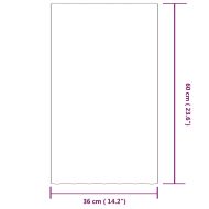 Покривни панели 12 бр прахово боядисана стомана кафяви 60x36см