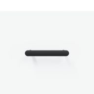 Нощно шкафче, черно, 40x40x66 см, инженерно дърво