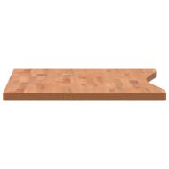 Плот за бюро 100x(55-60)x2,5 см масивно дърво бук