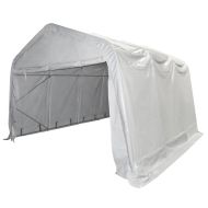 Палатка за съхранение PVC 550 г/м² 4x6 м бяла