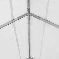 Палатка за съхранение PVC 550 г/м² 4x6 м бяла
