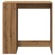 Бар маса с рафтове, 101x40x103,5 см, инженерно дърво
